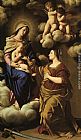 Catherine Canvas Paintings - The Mystic Marriage of St. Catherine